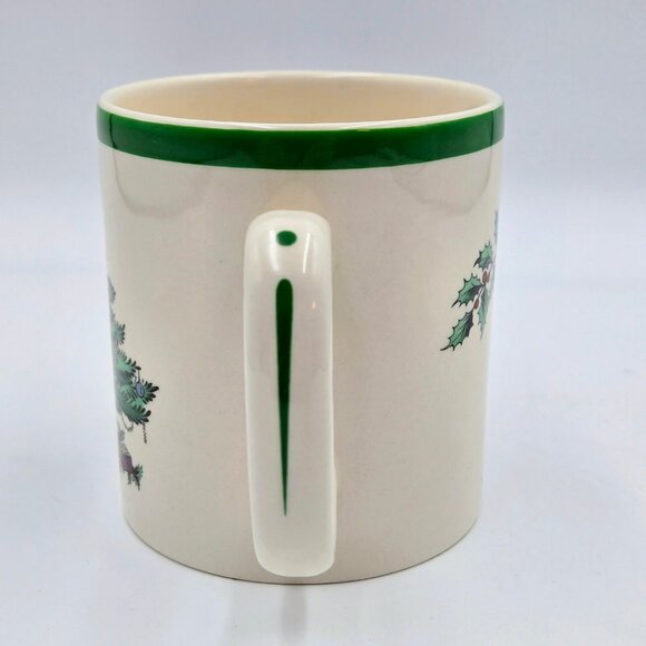 Vintage Spode Tom & Jerry Christmas Tree Coffee Tea Mugs Santa Set Of 4 Read - Picture 12 of 16